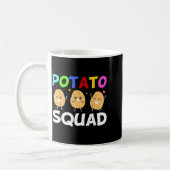 Funny Tato Squad Vegetable Chip Eater French Fries Koffiemok (Links)