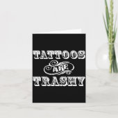 Funny Tattoo Quote Design For Gift Kaart (Voorkant)