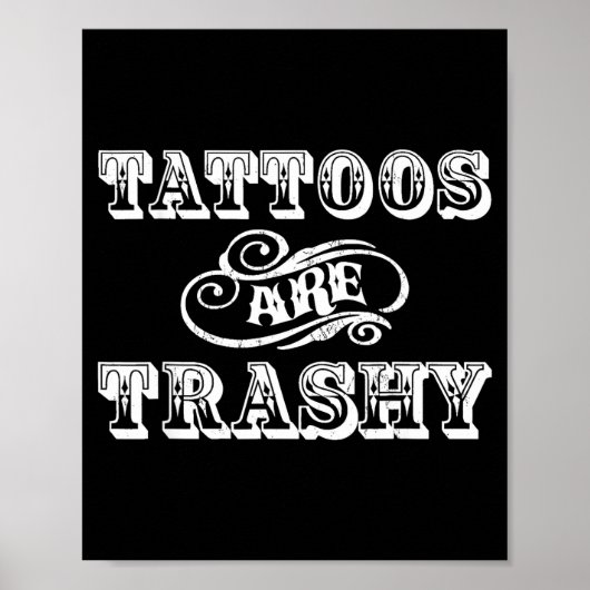 Funny Tattoo Quote Design For Gift Poster (Voorkant)