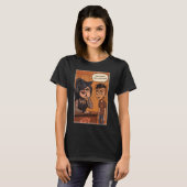 Funny Tattoo Shop Dames Zwarte T-Shirt (Voorkant volledig)