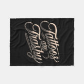Funny Tattooed Mom Retro Tattoos Are Trashy So Is  Fleece Deken (Voorkant (Horizontaal))