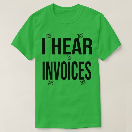 Funny Tax Day Accountant Calculator Cadeauidee 1 T-shirt (Design voorkant)