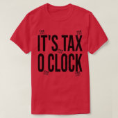 Funny Tax Day Accountant Calculator Cadeauidee T-shirt (Design voorkant)