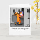 Funny Tax Day April 15e Humor Wenskaart Kaart (Gele Bloem)