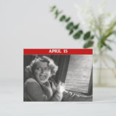 Funny Tax Day Panic Attack Briefkaart (Staand voorkant)