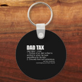 Funny Tax Definition Mannen Sleutelhanger (Voorkant)