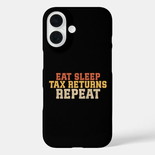 Funny Tax Seizoen Belasting Case-Mate iPhone Case (Achterkant)