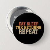 Funny Tax Seizoen Belasting Ronde Button 7,6 Cm (Voorkant /achterkant)