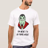 Funny Taxday Joke Vampire Face IRS Audit Humoriss T-shirt (Voorkant)