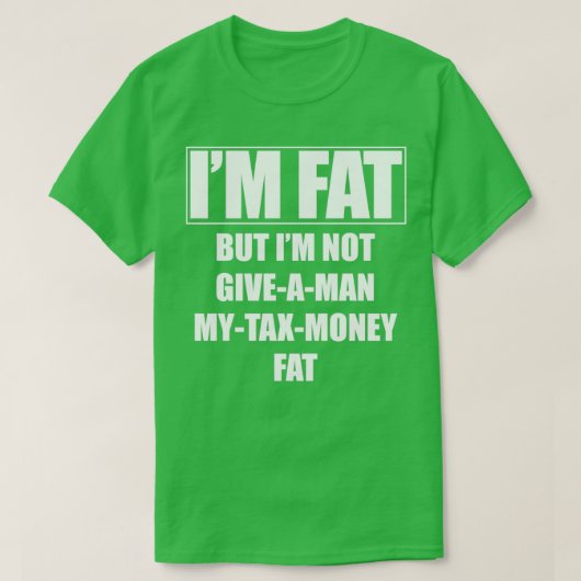 Funny Taxes T-shirt (Design voorkant)
