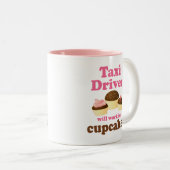 Funny Taxi Driver Tweekleurige Koffiemok (Voorkant rechts)