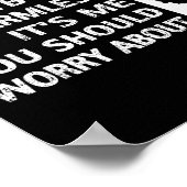 Funny Tbull Quote Blue Nose Tbull Design Cool Dog Poster (Hoek)