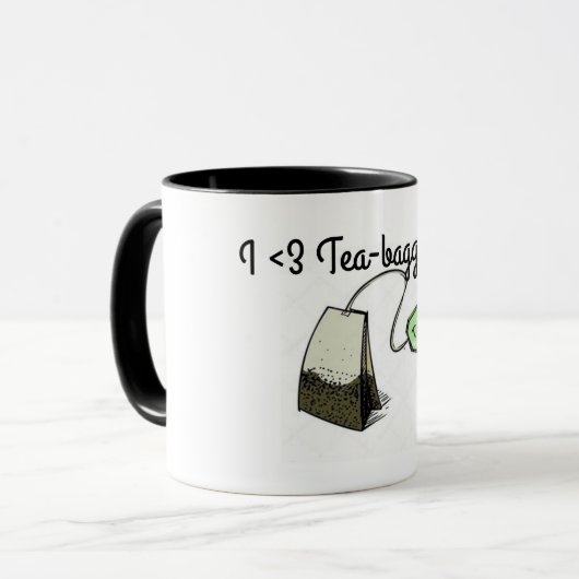 Funny Tea Cup Mok (Voorkant links)