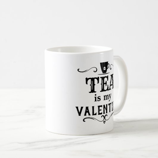 Funny Tea is mijn Valentijn Koffiemok (Voorkant rechts)