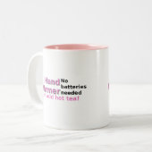 Funny Tea Mok Quote Hand Warmer (Voorkant links)