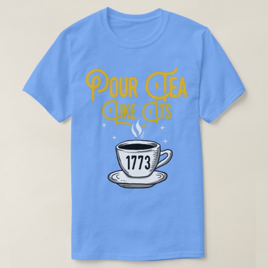 Funny Tea Party T-shirt (Design voorkant)