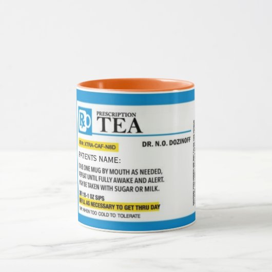 Funny Tea Prescription Combo Mok (Midden)