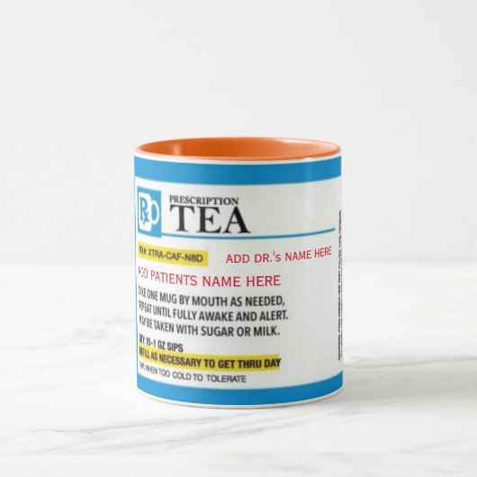 Funny Tea Prescription Combo Mok (Midden)