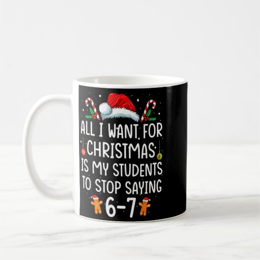 Funny Teacher 67 Christmas Six Seven Students Sayi Koffiemok (Links)