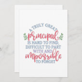 Funny Teacher Apprecial Principal Feestdagenkaart (Voorkant / Achterkant)