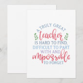 Funny Teacher Apprecial Principal Feestdagenkaart (Voorkant / Achterkant)