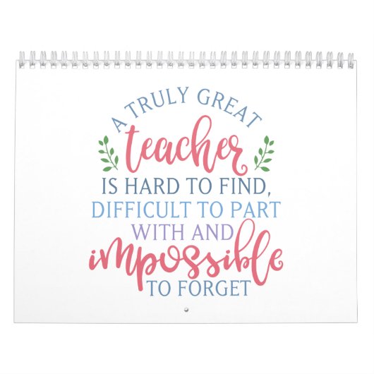 Funny Teacher Apprecial Principal Kalender (Hoes)