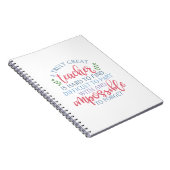 Funny Teacher Apprecial Principal Notitieboek (Rechterzijde)