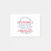 Funny Teacher Apprecial Principal Post-it® Notes (Voorkant)
