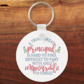 Funny Teacher Apprecial Principal Sleutelhanger (Voorkant)