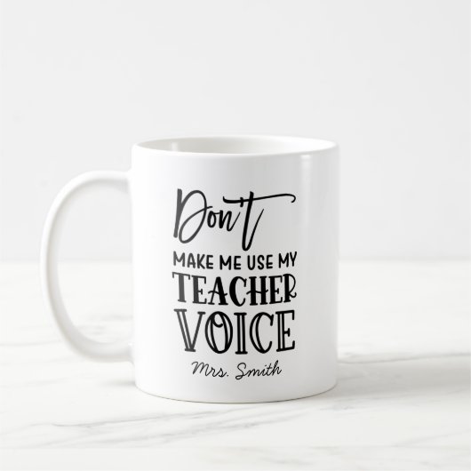 Funny Teacher Apprecialized Koffiemok (Links)