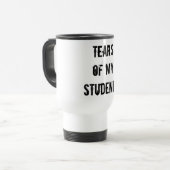 Funny Teacher Appreciation Cadeaubeschrijving Reisbeker (Voorkant links)