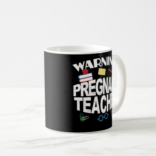 Funny Teacher Baby shower Gift Coffee Mok (Voorkant rechts)