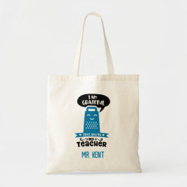 Funny Teacher Canvas tassen - Blue Grateful Grater
