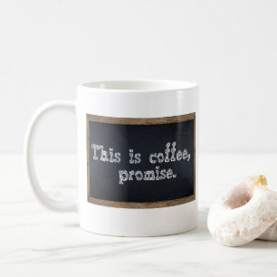 Funny Teacher Chalkboard Mok Dit is Koffie