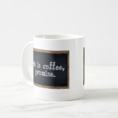 Funny Teacher Chalkboard Mok Dit is Koffie (Voorkant links)