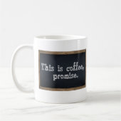 Funny Teacher Chalkboard Mok Dit is Koffie (Links)