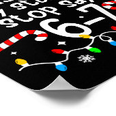Funny Teacher Christmas Students Saying 6-7 67 Six Poster (Hoek)