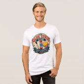 Funny Teacher Classroom Design Tri-Blend Shirt (Voorkant volledig)