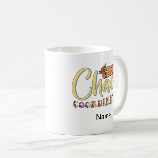  Funny Teacher Coffee Mok (Voorkant rechts)