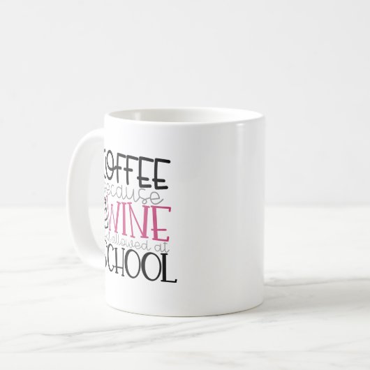 Funny Teacher Coffee Mok (Voorkant links)