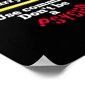 Funny Teacher English Use Commas Dont Be A Psycho  Poster (Hoek)