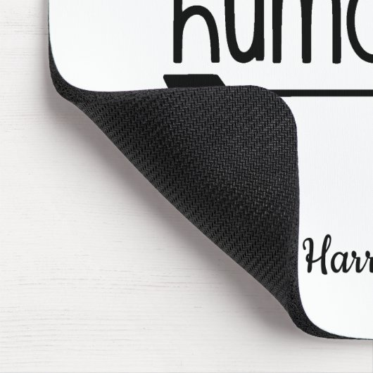 Funny Teacher gepersonaliseerd cadeau Muismat (Hoek)