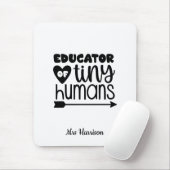 Funny Teacher gepersonaliseerd cadeau Muismat (Met muis)