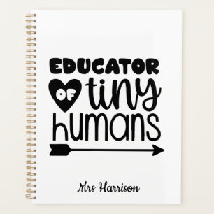 Funny Teacher gepersonaliseerd cadeau Planner