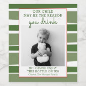 Funny Teacher Gift Wine Label - kerstcadeau Wijn Etiket (Enkel label)