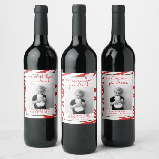 Funny Teacher Gift Wine Label - kerstcadeau Wijn Etiket (Flessen)