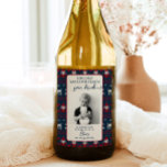 Funny Teacher Gift Wine Label - kerstcadeau Wijn Etiket<br><div class="desc">Show al die zorgverleners en docenten hoeveel je ze dit vakantieseizoen waardeert! Bewerk eenvoudig alle tekst en de foto op dit mooie wijnetiket.</div>