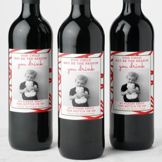 Funny Teacher Gift Wine Label - kerstcadeau Wijn Etiket