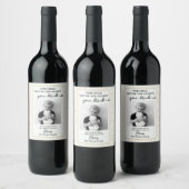 Funny Teacher Gift Wine Label - kerstcadeau Wijn Etiket (Flessen)
