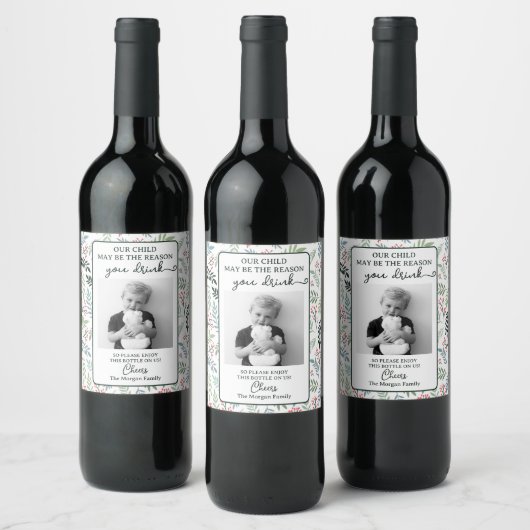 Funny Teacher Gift Wine Label - kerstcadeau Wijn Etiket (Flessen)